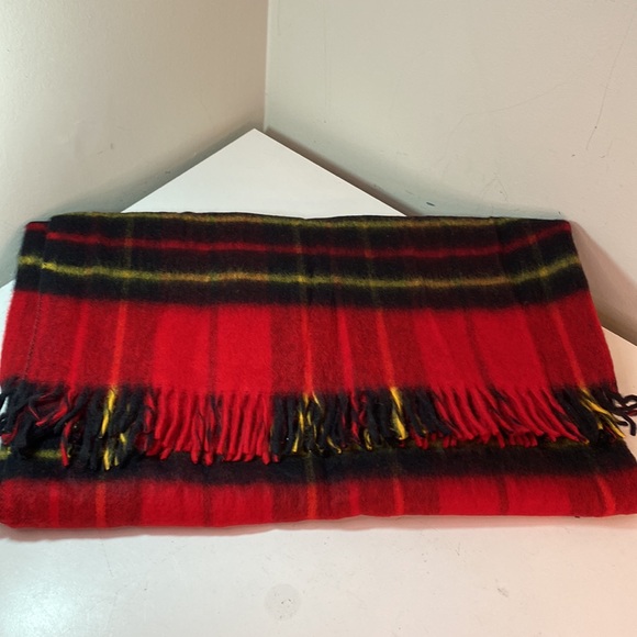 Vintage Bedding Vintage Sears Red Tartan Plaid Blanket Poshmark